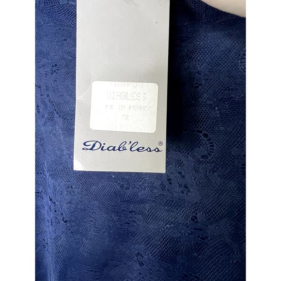 New Diabless Sheer Swimsuit Cover up Women's Size Med/Large Lace Feminine Fitted - Picture 4 of 8